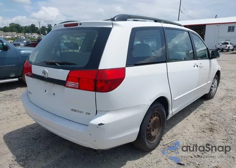 2004 Toyota Sienna Ce из США, поврежденный, VIN 5TDZA23C14S017723